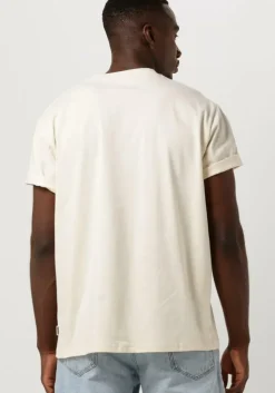 gebroken wit woodbird t-shirt wbbaine base tee