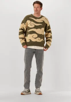 gebroken wit woodbird t-shirt wbbaine base tee