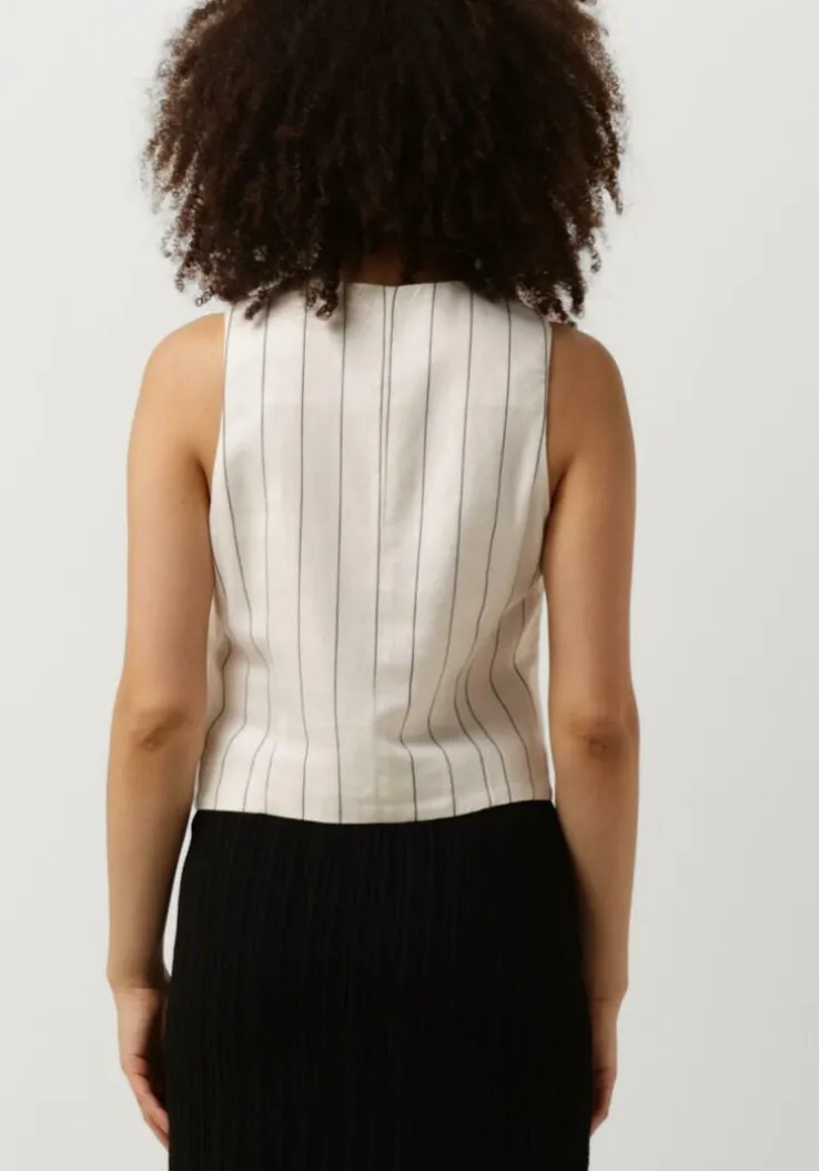 gebroken wit y.a.s. gilet yasaliva waistcoat