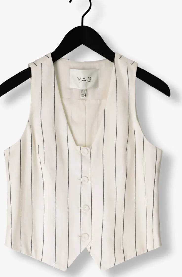 gebroken wit y.a.s. gilet yasaliva waistcoat