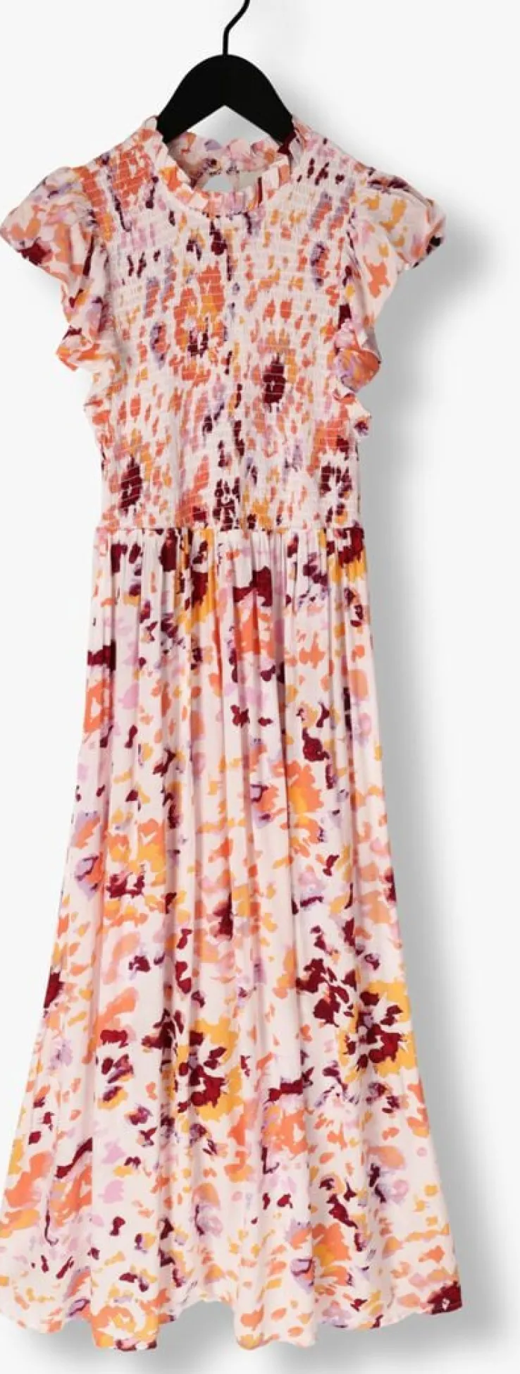 gebroken wit y.a.s. maxi jurk yastiera ss long dress