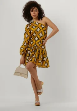 gele amaya amsterdam mini jurk cherry dress