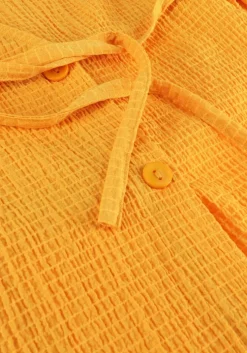 gele another label mini jurk deja dress s/s