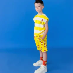 gele carlijnq korte broek popsicle - bermuda