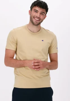 gele champion t-shirt crewneck t-shirt 216545