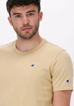 gele champion t-shirt crewneck t-shirt 216545