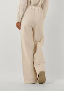 gele circle of trust pantalon lois wide leg rib