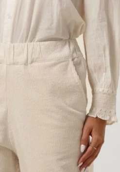 gele circle of trust pantalon lois wide leg rib