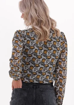 gele colourful rebel blouses chelsea paisley flower ruffle blouse