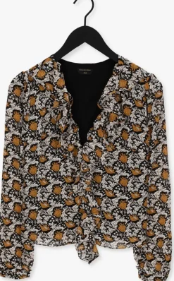 gele colourful rebel blouses chelsea paisley flower ruffle blouse