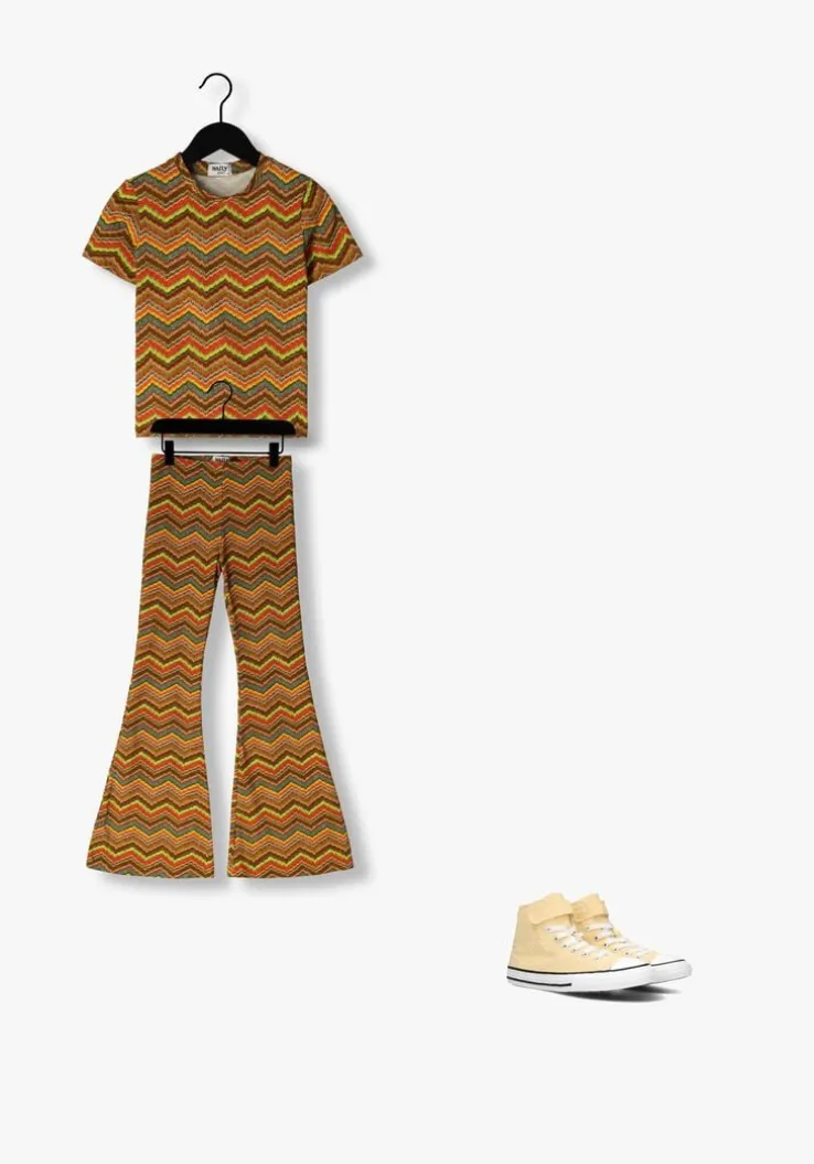 gele converse hoge sneakers chuck taylor all star girl