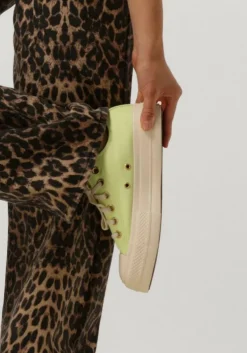 gele converse lage sneakers chuck taylor all star lift ox