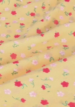 gele envii minirok enmallow short skirt aop 6891