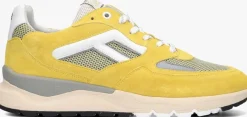 gele floris van bommel hoge sneakers sfm-10154 de treener