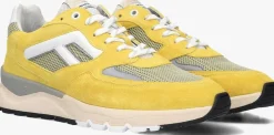 gele floris van bommel hoge sneakers sfm-10154 de treener