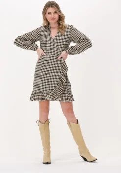 gele freebird mini jurk rosy ls