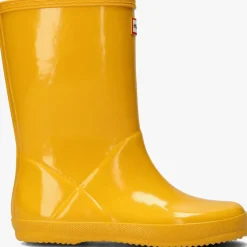 gele hunter regenlaarzen kids first classic gloss