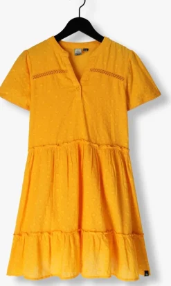 gele indian blue jeans mini jurk lace dress