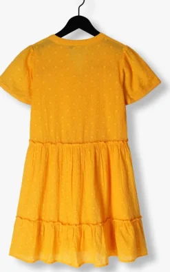 gele indian blue jeans mini jurk lace dress