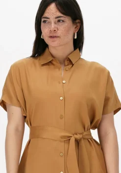 gele knit-ted mini jurk catoo