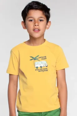 gele moodstreet t-shirt t-shirt print