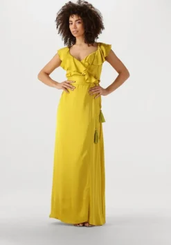 gele nema maxi jurk n162
