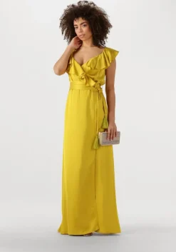 gele nema maxi jurk n162