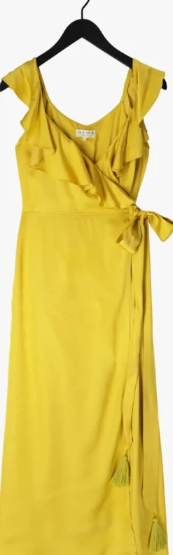 gele nema maxi jurk n162
