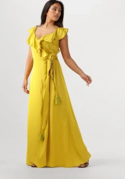 gele nema maxi jurk n162
