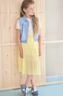 gele nono midirok nael maxi skirt