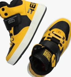 gele replay hoge sneakers cobra