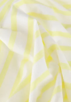 gele tommy hilfiger casual overhemd bold oxford stripe rf shirt