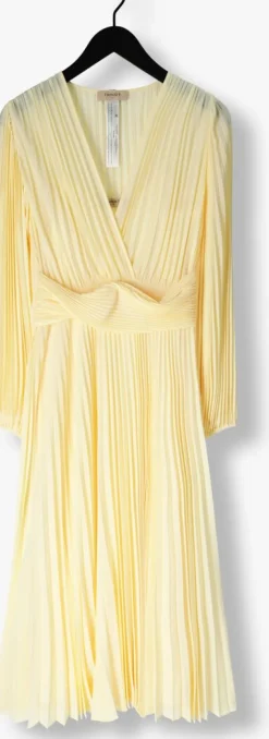 gele twinset milano maxi jurk 251tp2330