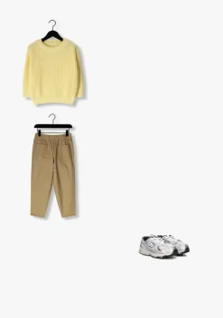 gele yuki kidswear trui chunky knitted sweater