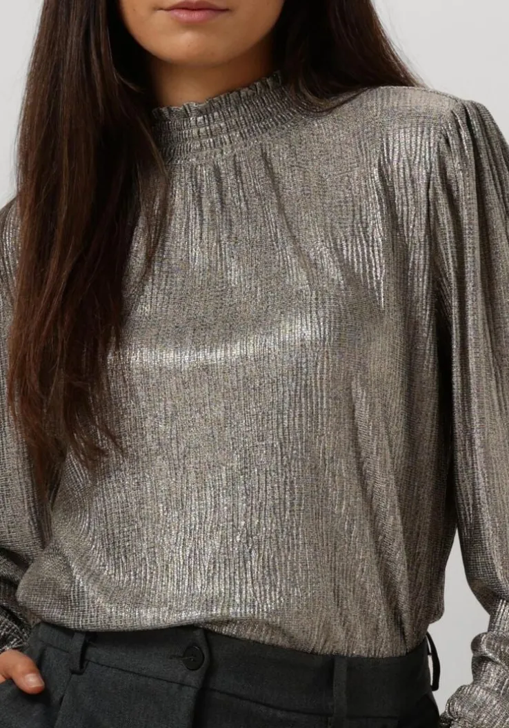 gouden aaiko blouses tory metallic pes 165