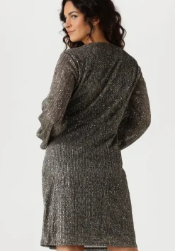 gouden aaiko mini jurk gwen mesh pes 180