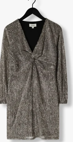 gouden aaiko mini jurk gwen mesh pes 180