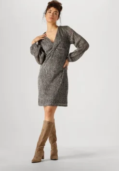 gouden aaiko mini jurk gwen mesh pes 180