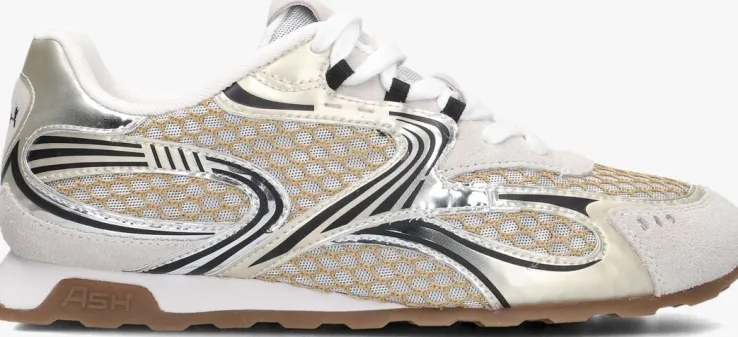 gouden ash lage sneakers kabuki