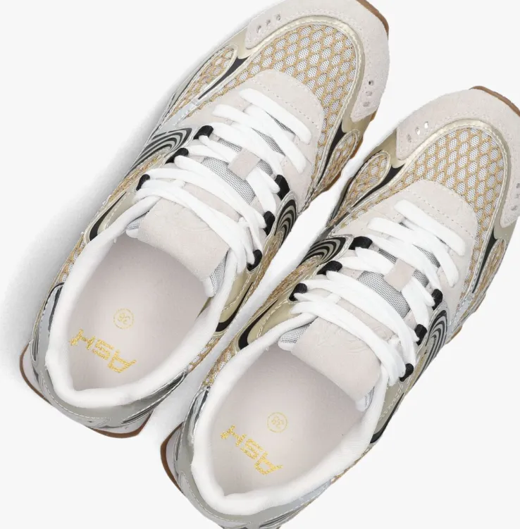 gouden ash lage sneakers kabuki