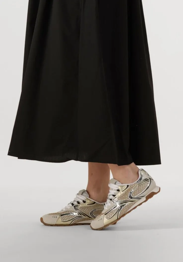 gouden ash lage sneakers kabuki