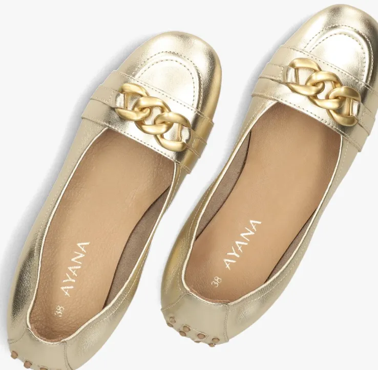 gouden ayana ballerina's 1273