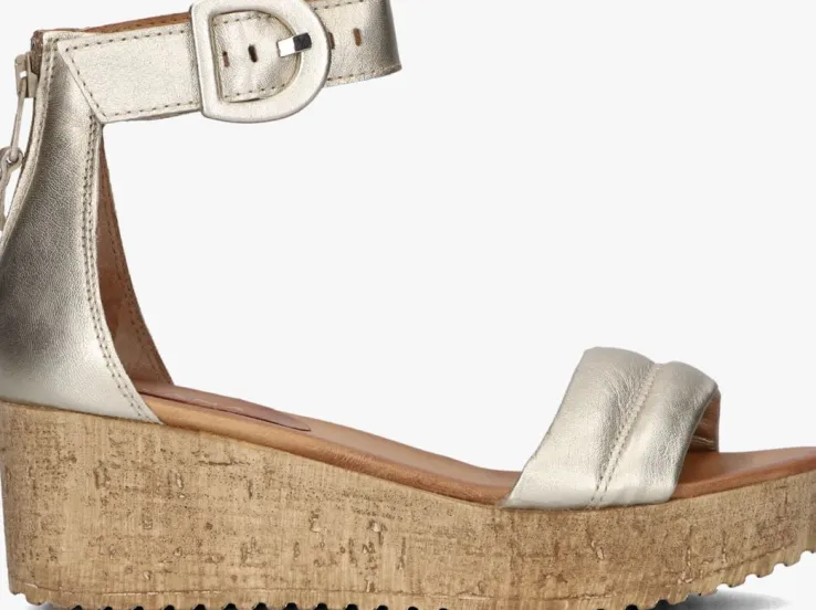 gouden ayana sandalen met hak 722025