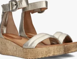 gouden ayana sandalen met hak 722025