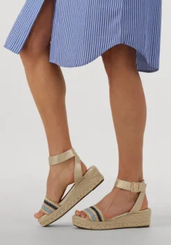 gouden ayana sandalen met hak 0047-71