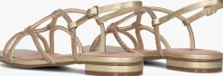 gouden bibi lou platte sandalen 859z00hg