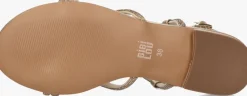 gouden bibi lou platte sandalen 859z00hg
