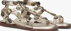 gouden bronx sandalen sky-ler 85036-m