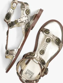 gouden bronx sandalen sky-ler 85036-m