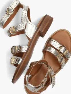 gouden bronx sandalen thrill 84997-mml